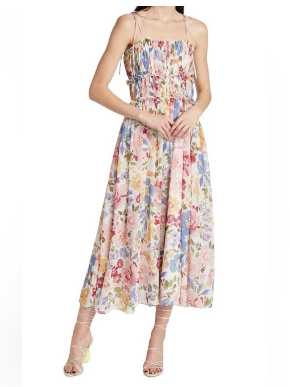 EN SAISON Constantia Floral Chiffon Dress Size S